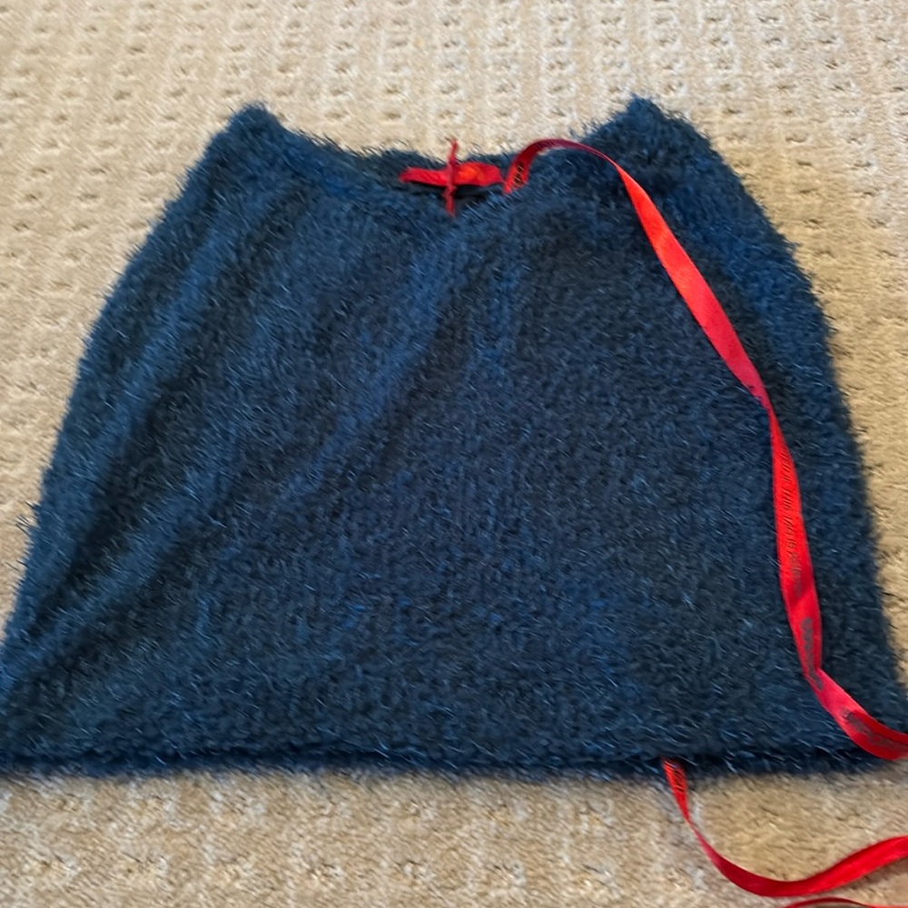 Coucoo fuzzy mini skirt NWT